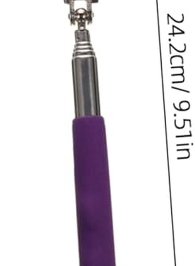 360 Degree Telescoping Inspection Mirror Rotating Reflective Underbody Check Tool - Image 3