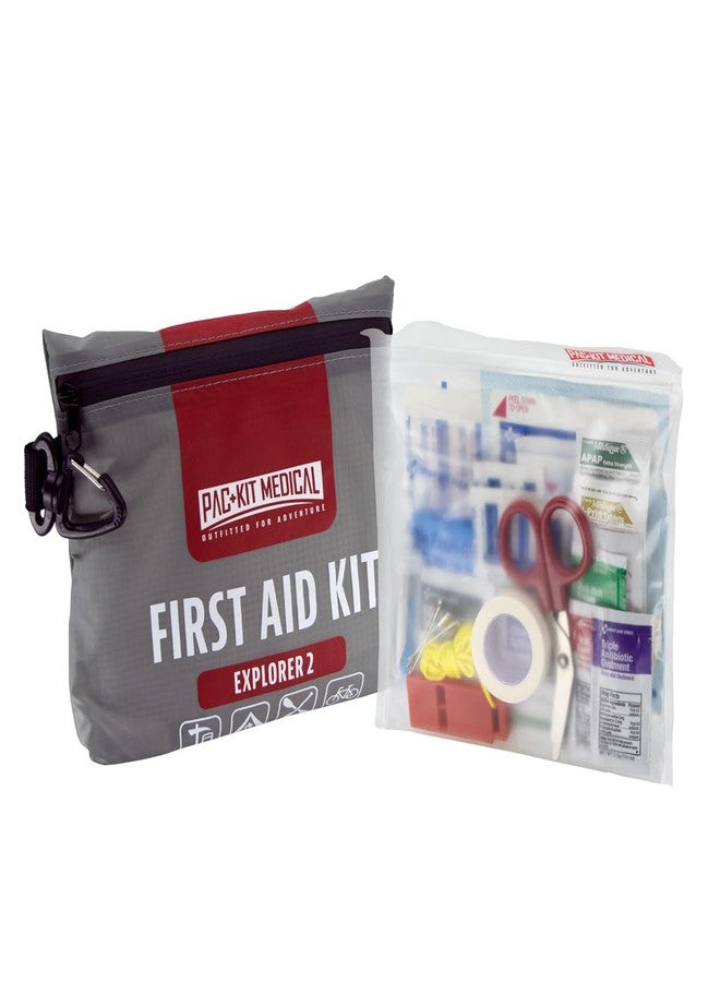 First Aid Only Pac-Kit Watertight Explorer 2 First Aid Kit for Hiking, Camping and Outdoor Activities, 76 Pieces - Image 3