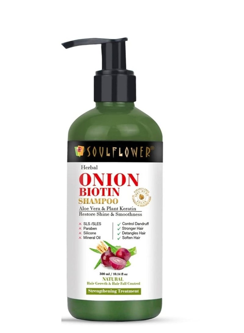 Soulflower Rosemary Lavender Hair Oil 225ml & Onion Biotin Shampoo 300ml Combo, Hair Growth, Nourishment, Healthy Hair, Paraben & Mineral Oil Free, Vegan, Cruelty Free - Image 3