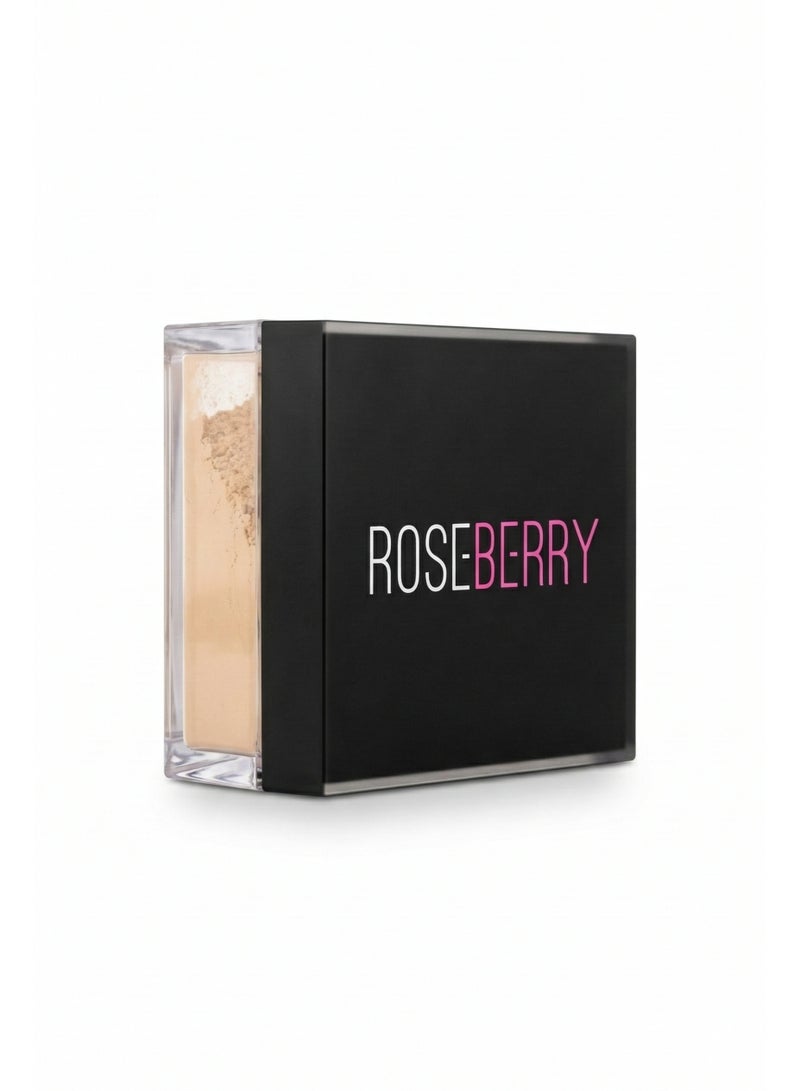 Rose Berry Easy Bare Loose Baking and Setting Powder, Translucent Face Powder, 20g, Shade 2# Cupcake - Image 3