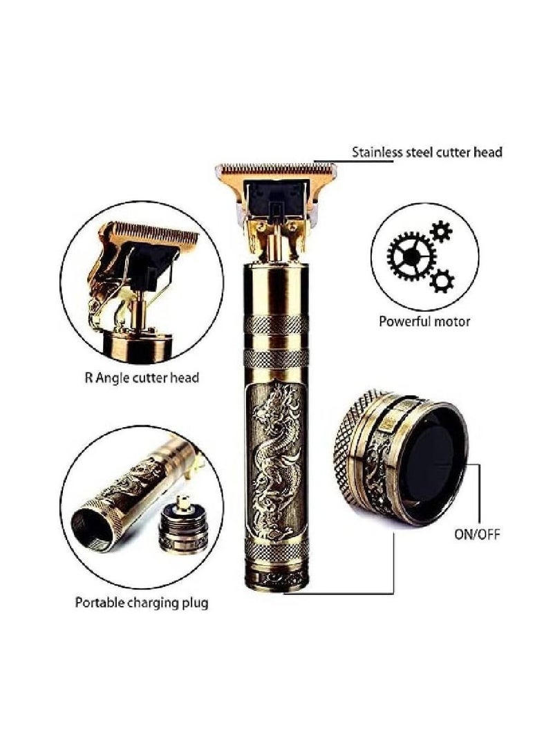 Y&D Electric Pro Li Outline Trimmer T Blade Grooming Cordless Rechargeable,Professional 0mm Baldheaded Zero Gapped Hair Clipper for Men - Image 2