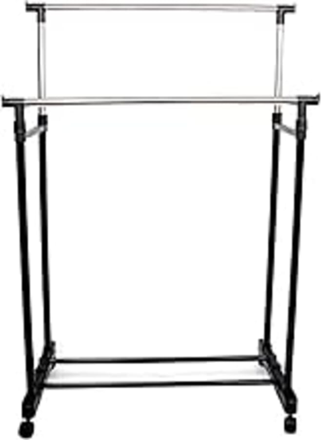 Leostar double-pole telescopic clothes hanger [cd-1203]
