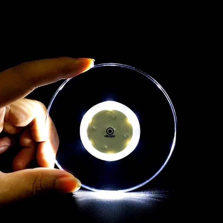 Y&D High-Quality Acrylic LED Car Coasters – Non-Slip, Waterproof, Heat-Resistant Reusable Drink Coasters for Barware, Cars & Home - Image 5