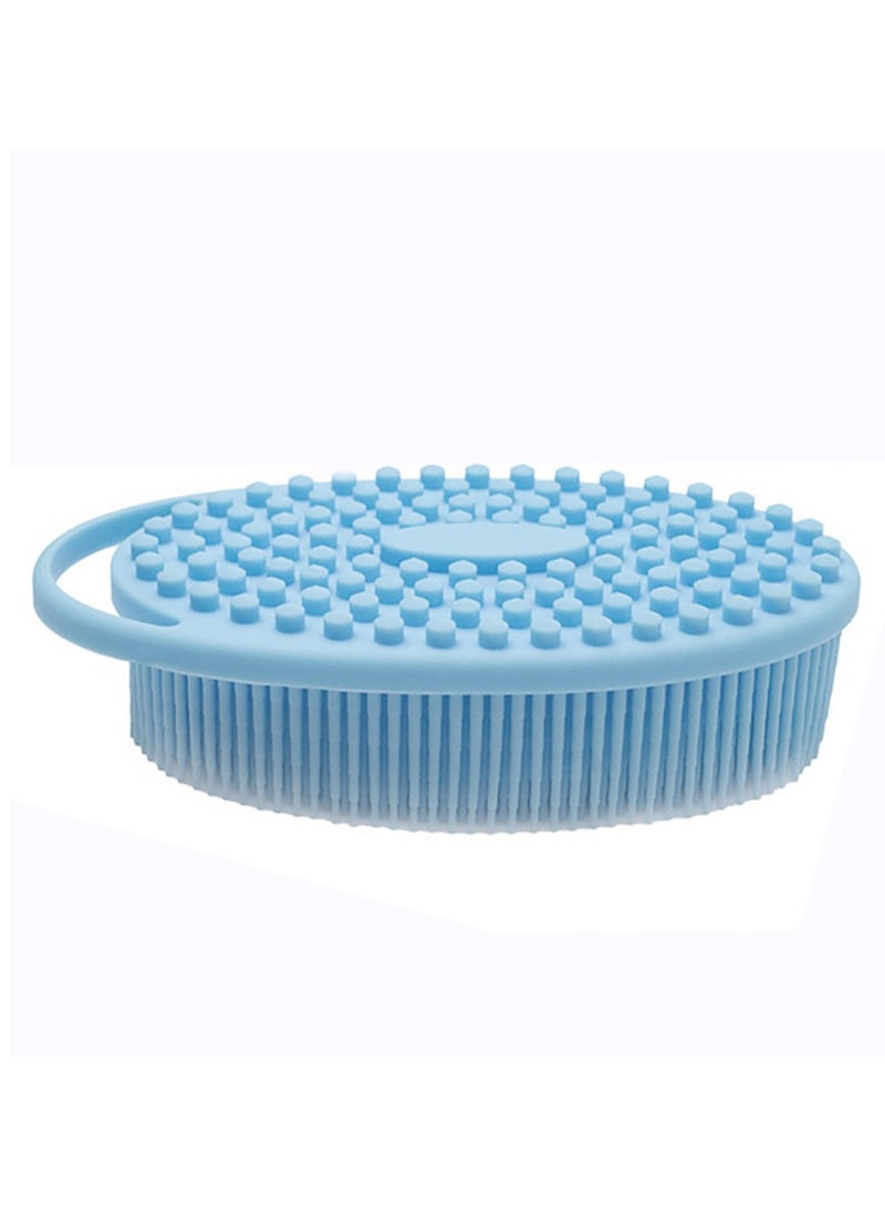 Silicone Body Scrubber, Gentle Exfoliating Body BrushinShower Silicone Loofahwith EasilyLather Bristles,LongLasting,and More HygienicThanTraditionalShower Loofah1Pack - Image 2