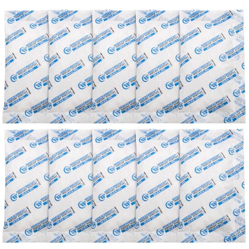 Wisesorb Silica Gel Packets, 20 Gram 15 Packs Dessicant Packets for Storage, Pure and Safe Silica Gel Desiccant Packs, Humidity Packs - Image 1