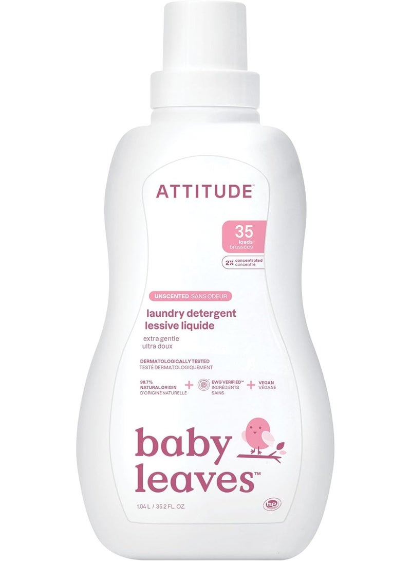 little ones ,Nature+ Technology, Liquid Laundry Detergent,Extra Gentle,Unscented,35 loads,1.05 L
