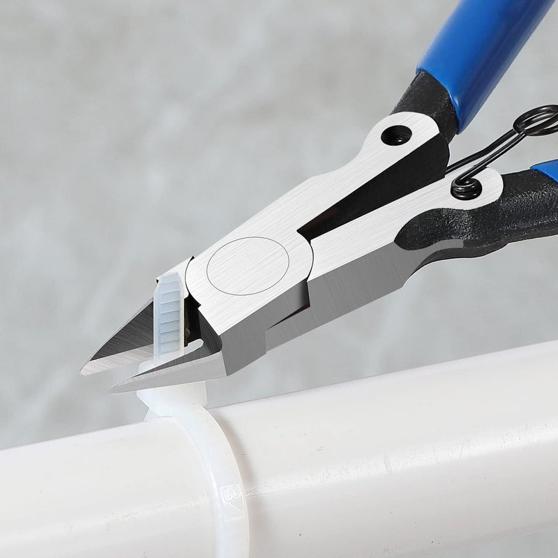 IGAN -330 Flush Cutters, Precision Wire Cutter, Flush Pliers, Wire Snips, Electrical Cutters, Sprue, Side & Small Wire Nippers, Diagonal Cut Snips, Ideal for Electronics & Precision Cutting Needs - Image 4