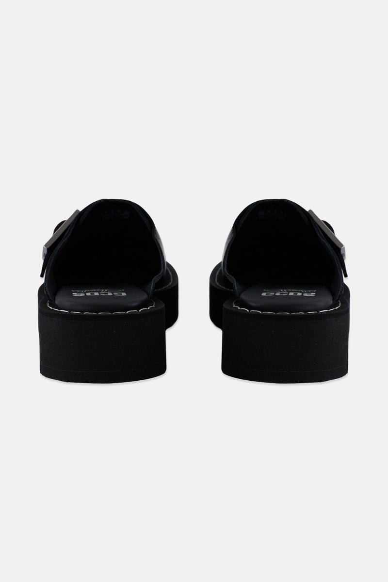 clarks GCDS x Clarks Men Slip On Clogs, Black  - Image 3