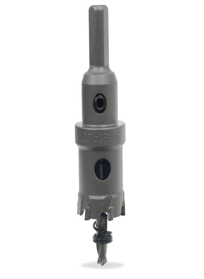 UPTODATETOOLS 25mm/1" Carbide Hole Saw Drill Bit Heavy Duty TCT Hole Cutter for Stainless Steel, Sheet Metal, FRP & Wood - Image 2