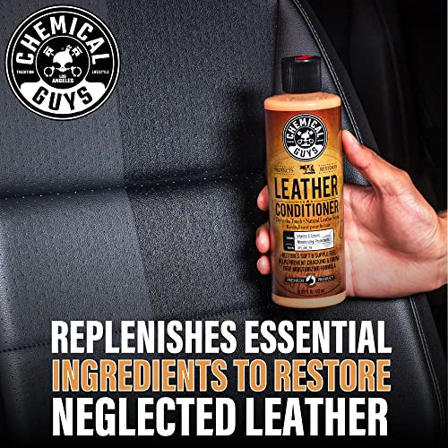 Chemical Guys HOL_113 Leather Lovers Kit for Leather Car Interiors, Furniture, Apparel, Shoes, Sneakers, Boots (Works on Natural, Synthetic, Pleather, Faux Leather and More) (5 Items), 16 oz, Black - Image 5