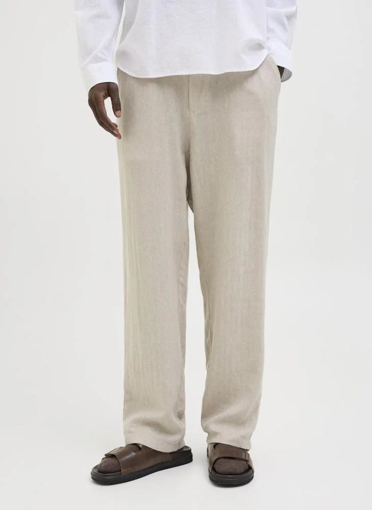 JACK & JONES Jpstkarl Essentia Drawstringl Slim Fit Chinos