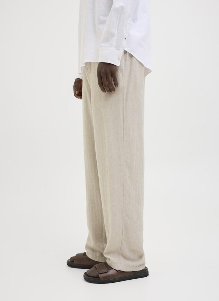 JACK & JONES - Jpstkarl Essentia Drawstringl Slim Fit Chinos - Image 1