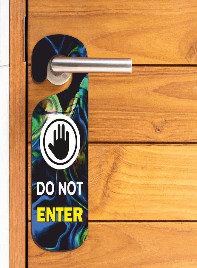 CVANU Do Not Enter Wooden Door Sign Hanger Size(24cm x 8.5cm)_cv19 - Image 2