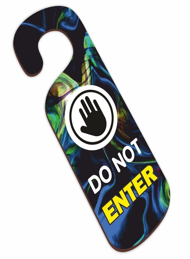 CVANU Do Not Enter Wooden Door Sign Hanger Size(24cm x 8.5cm)_cv19 - Image 3