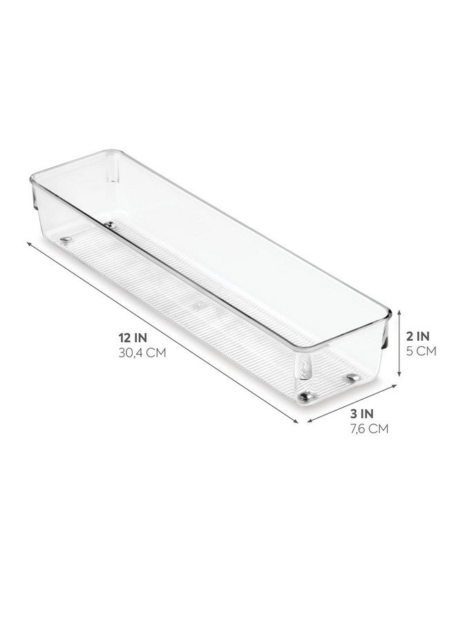 إنترديزاين منظم لينوس من إنترديزاين 52530، 3.2 × 12.8 بوصة، شفاف - Image 3