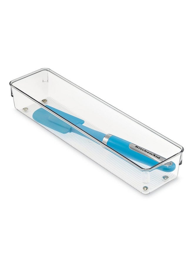 إنترديزاين منظم لينوس من إنترديزاين 52530، 3.2 × 12.8 بوصة، شفاف - Image 1