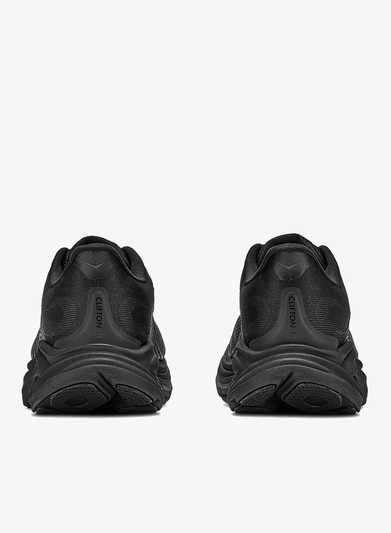 Hoka BLACK / BLACK Clifton 11 Wide for Women | Best Price UAE