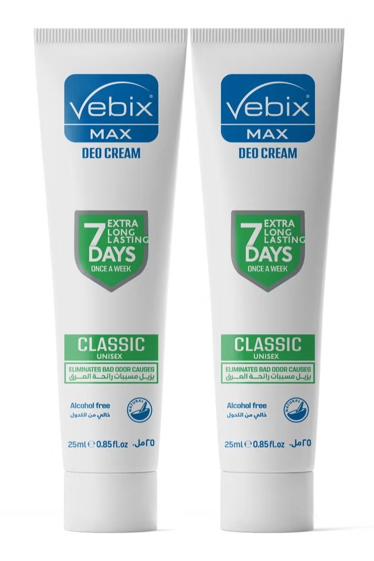 Vebix Max Deo Cream - Classic - 2 pcs - Image 2