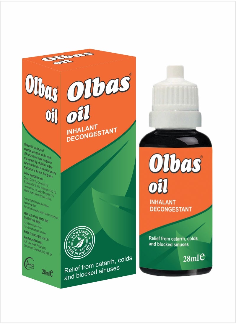 Olbas Oil - Olbas Oil Inhalant Decongestant 28ml - Image 1