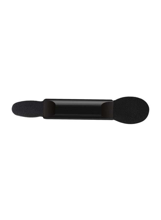 Deksias Disposable Dual Sided Eye Shadow Sponge Applicator Oval Tipped Eyeshadow Brushes Makeup Applicators (50PCS, black) - Image 3
