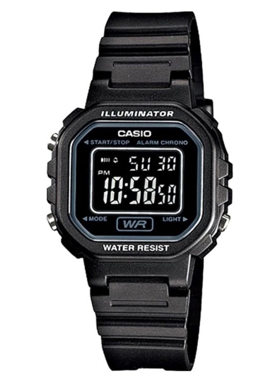 سعر ومواصفات كاسيو ساعة يد رقمية للشباب LA-20WH-1BDF - 30 مم - أسود نساء (N14601378A) على Noon EG