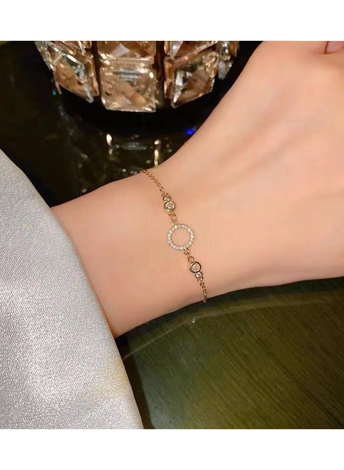 Bracelets for Ladies，Gold Delicate Women's Bracelet Suitable Gifts for Women Jewelry Adjustable Bracelet - Image 3