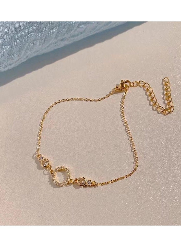 Bracelets for Ladies，Gold Delicate Women's Bracelet Suitable Gifts for Women Jewelry Adjustable Bracelet - Image 4