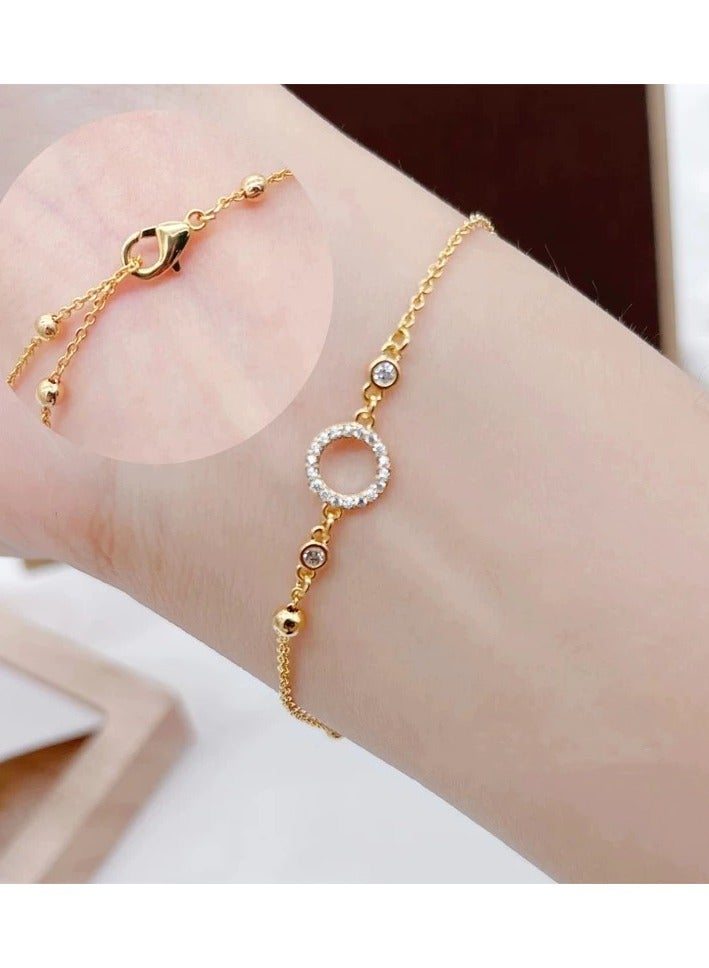 Bracelets for Ladies，Gold Delicate Women's Bracelet Suitable Gifts for Women Jewelry Adjustable Bracelet - Image 5
