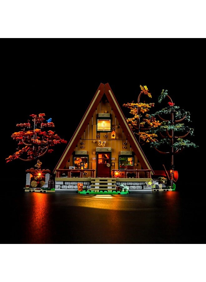 BRIKSMAX - BRIKSMAX Led Lighting Kit for LEGO-21338 A-Frame Cabin - Compatible with Lego Ideas Building Blocks Model- Not Include Lego Set - Image 1
