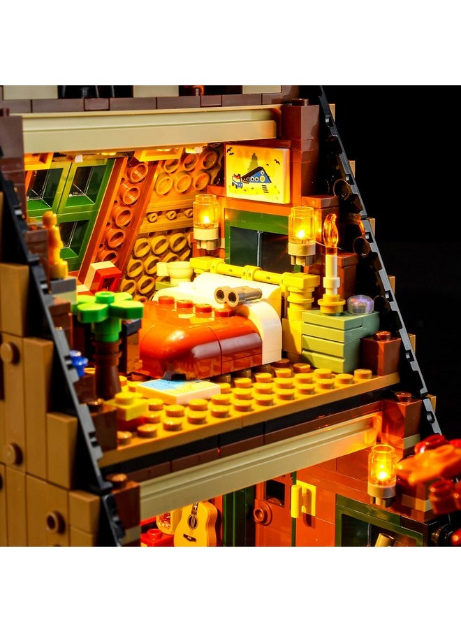 BRIKSMAX - BRIKSMAX Led Lighting Kit for LEGO-21338 A-Frame Cabin - Compatible with Lego Ideas Building Blocks Model- Not Include Lego Set - Image 1