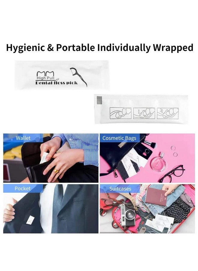 eyxformula Dental Floss Picks Individually Wrapped Eyxformula Oral Care Flossers For Adults & Kids Travel Dental Picks For Teeth Cleaning Tight Spaces Cleaning Plaque Remover(4 Pack) - Image 2