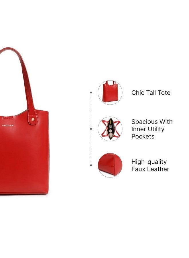 Fastrack College Tote Bag for Women, Girls and Ladies | Office Bag for Woman | Tote Bag with Button Closure - Image 3