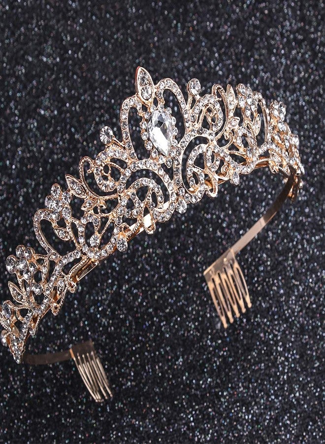 AOPRIE Silver Crystal Tiara Crowns For Women Girls Princess Elegant Crown with Combs Women's Headbands Bridal Wedding Prom Birthday Party Headbands for Women - Image 5