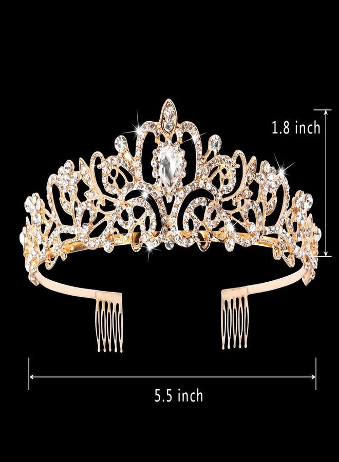 AOPRIE Silver Crystal Tiara Crowns For Women Girls Princess Elegant Crown with Combs Women's Headbands Bridal Wedding Prom Birthday Party Headbands for Women - Image 4