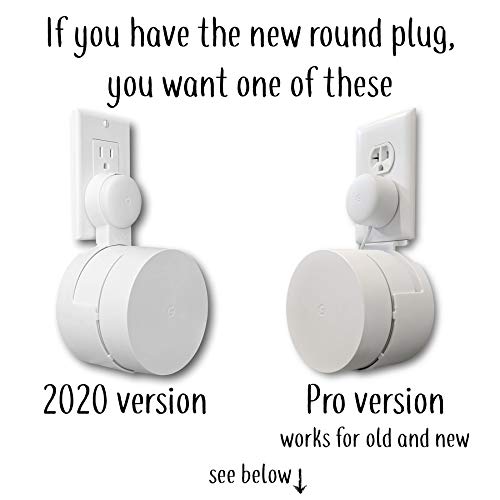 Dot Genie Google WiFi [Old Rectangular Plug – NOT Current Round Plug] Outlet Holder Mount Stand: No Messy Screws! (2-Pack) - Image 3