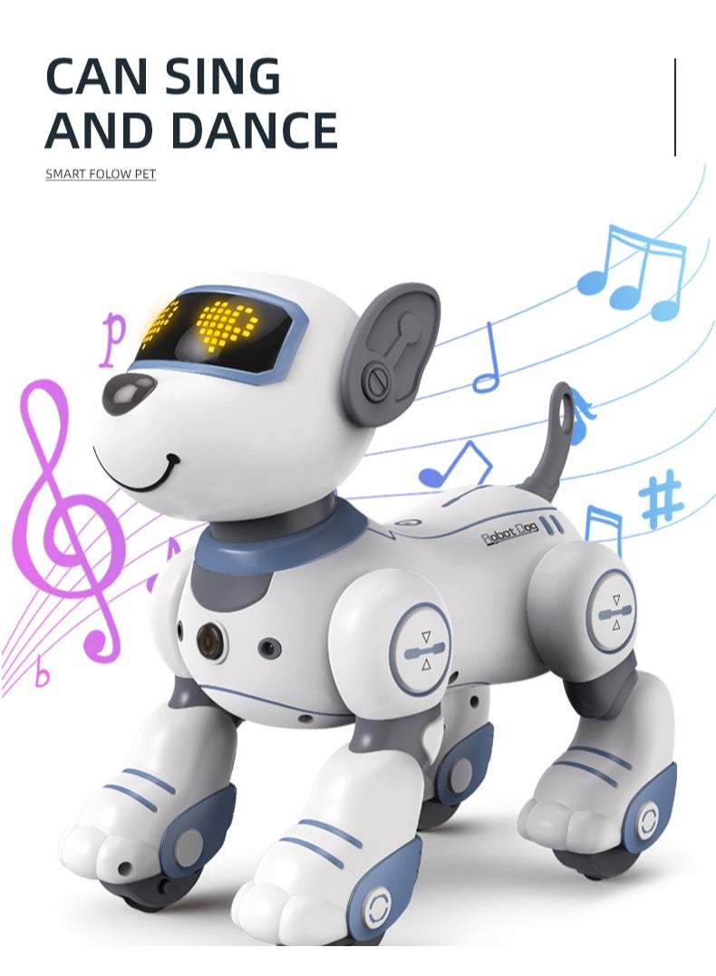 Remote Control Robot Dog Toy Programmable Smart Robot Dog for Kid Interactive Dancing Walking Singing Stunt Robot Dog Educational Toy Birthday Party Gift  - Image 4