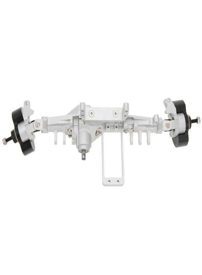 MEUS RACING مجموعة محاور بوابة MEUS RACING Capra 1.9 مع محاور CVD ثلاثية الأقسام متساوية الحركة وهيكل توجيه أكرمان لسيارة Axial Capra 1.9 4X4 وقطع غيار ترقية DIY SCX10 SCX10 II (قياسي - فضي) - Image 4