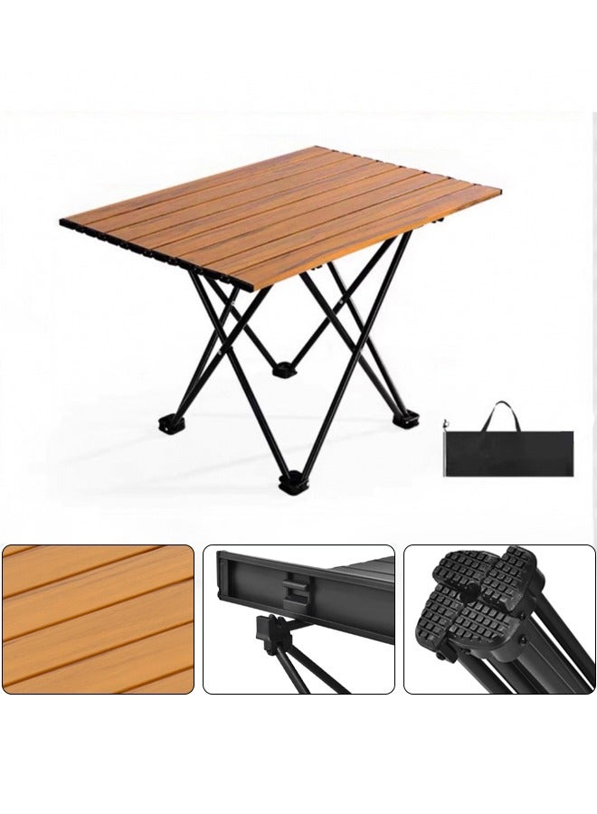 DUNISO Multifunctional Folding Table with Carry Bag,Portable Lightweight Beach Table ,With Table Top，For Picnics, Cooking, Beach, Hiking, Fishing， 35×29×40 cm - Image 1