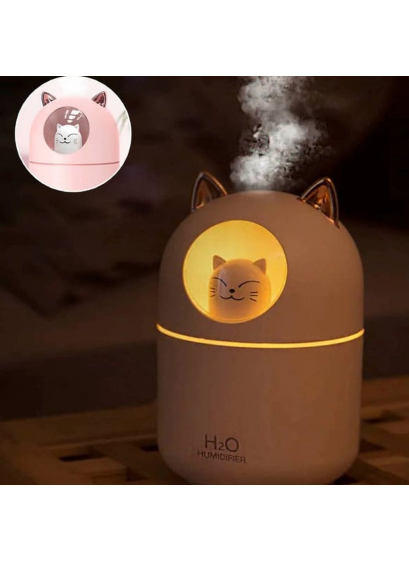 MD Sweet Cat H2O Room Fragrance Humidifier with Cute Cat Night Light  - Image 2