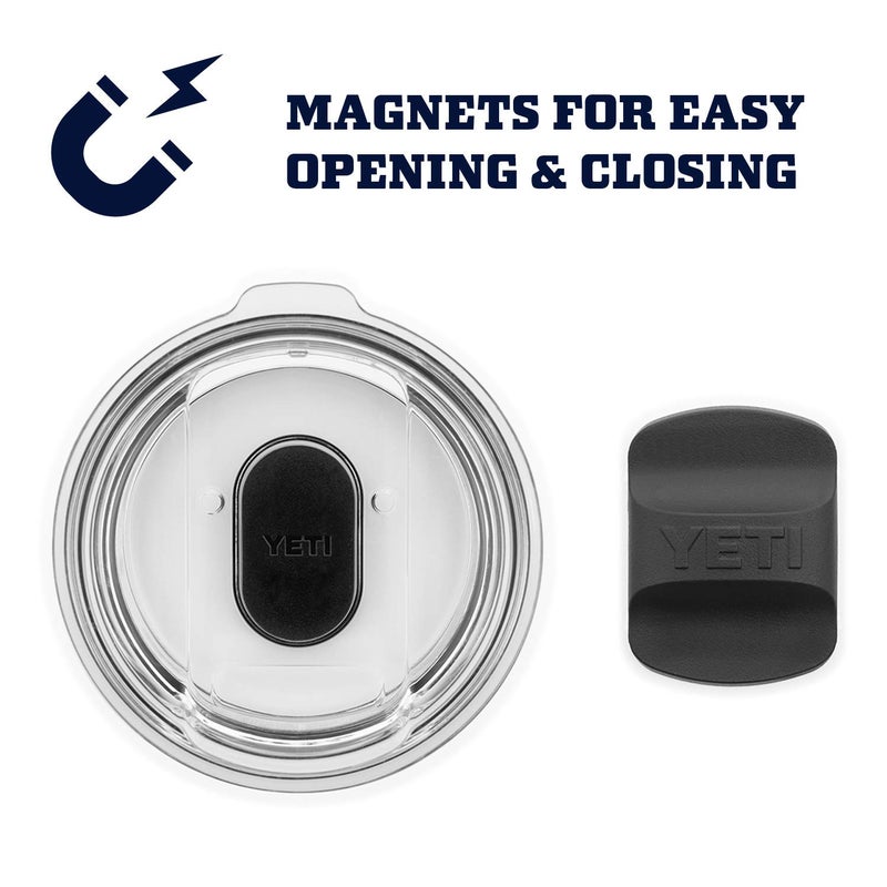 YETI كوب نبيذ YETI Rambler سعة 10 أونصات، معزول بالفراغ، من الفولاذ المقاوم للصدأ مع غطاء MagSlider، لون البحر الأخضر - Image 5