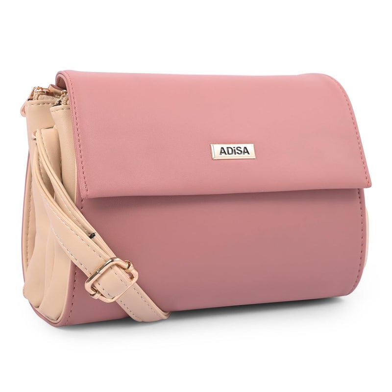 ADISA Women Girls Dual Cross Body Sling Bag (SL5158) - Image 1