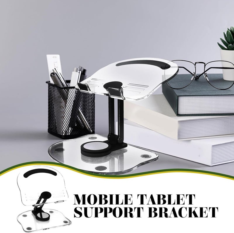 Foldable Tablet Stand 360° Rotatable Base Non-Slip Universal Tablet Holder for Desk for Home and Office Use - Image 3