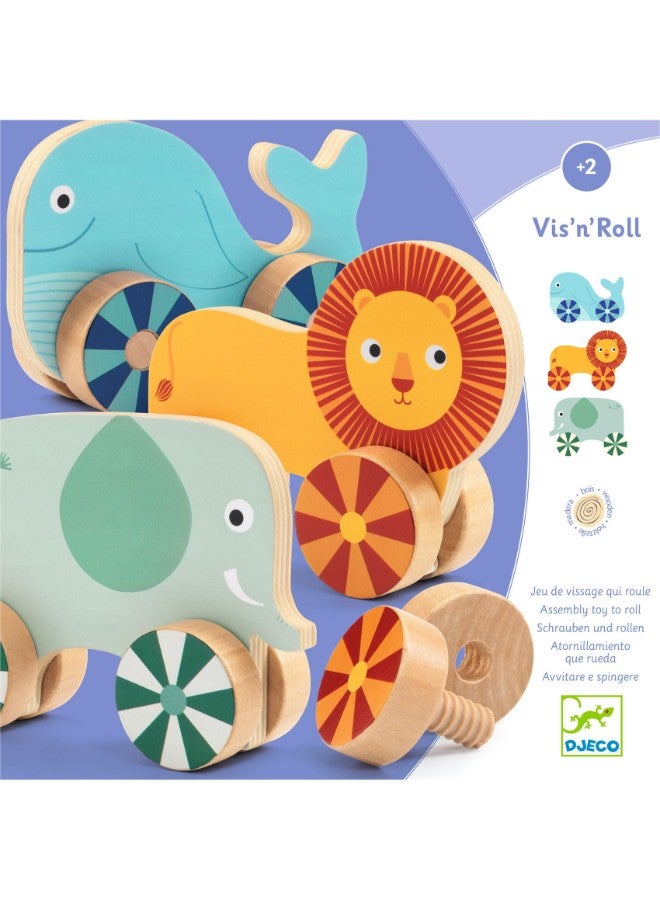 DJECO Vis’N Roll Activity Toy - Image 1