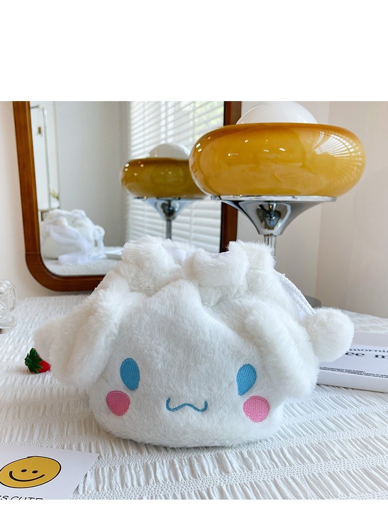 Cinnamon - Sanrio Cinnamon Shoulder Bag Plush Bag Crossbody Bag Bucket Storage Bag - Image 1