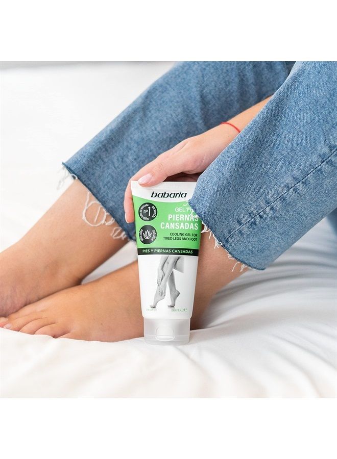 Babaria Cooling Gel Tired Legs 150ml - Image 4