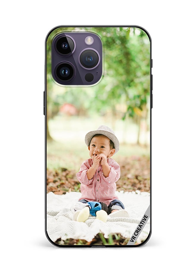 VR CREATIVE Protective Case Cover For Apple iPhone 16 Pro Max Smiley Baby Design Multicolour