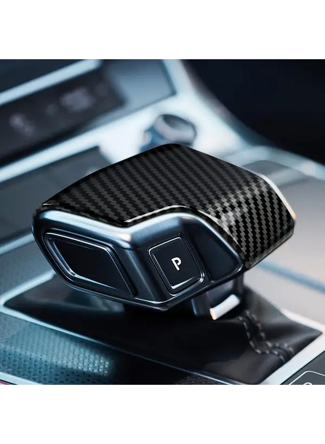 غطاء مقبض ناقل الحركة الكربوني الرياضي متوافق مع أودي A6L A7 A8L Q7 Q8 2020 2024 - Image 4