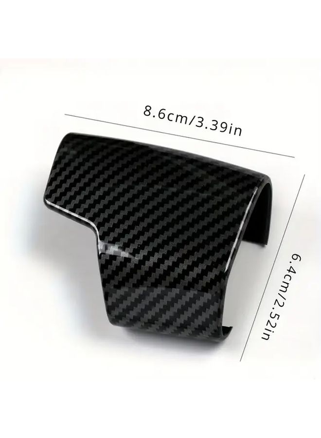 غطاء مقبض ناقل الحركة الكربوني الرياضي متوافق مع أودي A6L A7 A8L Q7 Q8 2020 2024 - Image 2