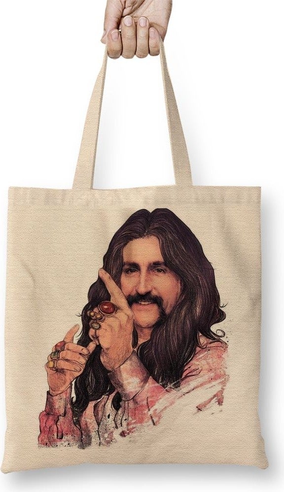 Baskı Dükkanı Print Shop Barış Manço 03 Cloth Bag Long Handle 