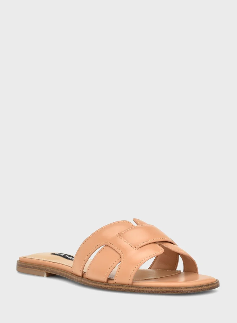 NINE WEST Single Strap Flat Sandals